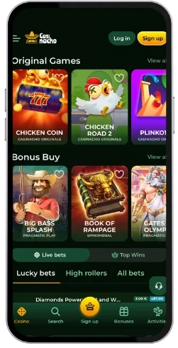 Casinacho casinò applicazione